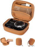 Cwatcun Digital Camera Case, Compact Protective Pouch for Kodak/Canon/Sony | Fits cameras up to 4.9"x3.5"x2.2". 900Dscratch-resistant, water-repellent, 3-layer shockproof sponge, detachable wristband. by FocusonCameraBag