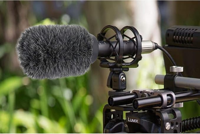 YOUSHARES Deadcat Wind Muff for Rode NTG4,MKE 600 Shotgun Microphones, Audio-Technica AT875R Shotgun Microphones, Windscreen Up to 4.7" Long - Image 2