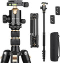 77" Aluminum Camera Tripods & Monopods, Victiv Compact Travel Tripod for Camera DSLR, Spotting Scope,Telescope, Binoculars, Porfessional Heavy Duty Camera Tripod Stand for Photography Video Recording by Victiv