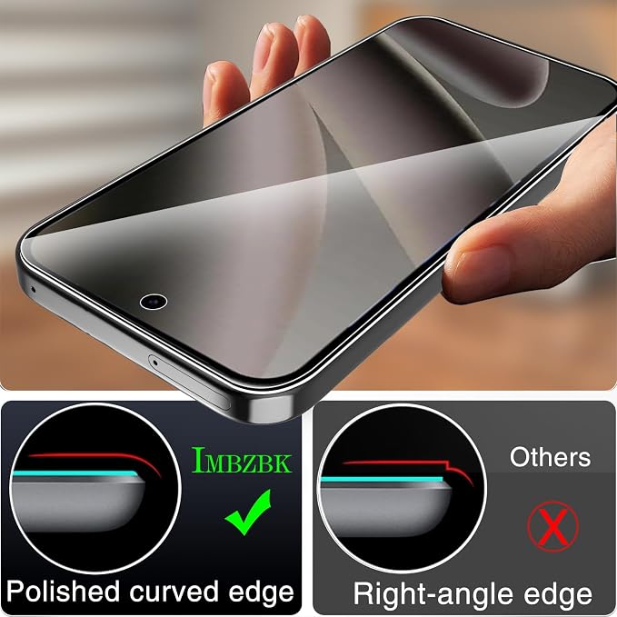 IMBZBK 3 Pack Screen Protector for Google Pixel 10 Pro, Tempered Glass | 9H+ Hardness, Military Grade Shatterproof, Case Friendly, Bubble Free Auto-Dust Removal, with 3 Camera Lens Protectors - Image 7