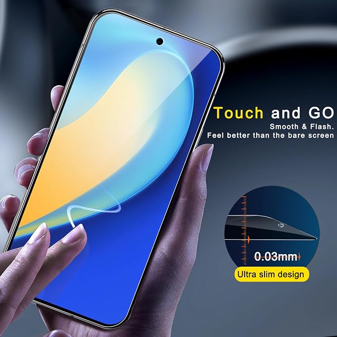 Ferilinso Privacy Screen Protector for Google Pixel 10, Tempered Glass | 3 Pack, 9H+ Hardness, Military-Grade Shatterproof, Anti-Scratch, HD Clear, Case Friendly, Easy Installation, Bubble Free - Image 8