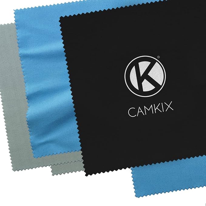 CamKix Camera Lens Cleaning Kit, Air Blower, 2-in-1 Lens Cleaning Pen | Cleaning Brush, Empty Spray Bottle, Lens Cleaning Paper Tissues and 5 Microfiber Cloths; No Liquid Included. - Image 8