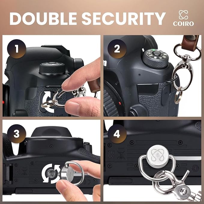 Dual Camera Harness Leather Camera Strap DSLR/SLR, All-Day Comfort - Image 5