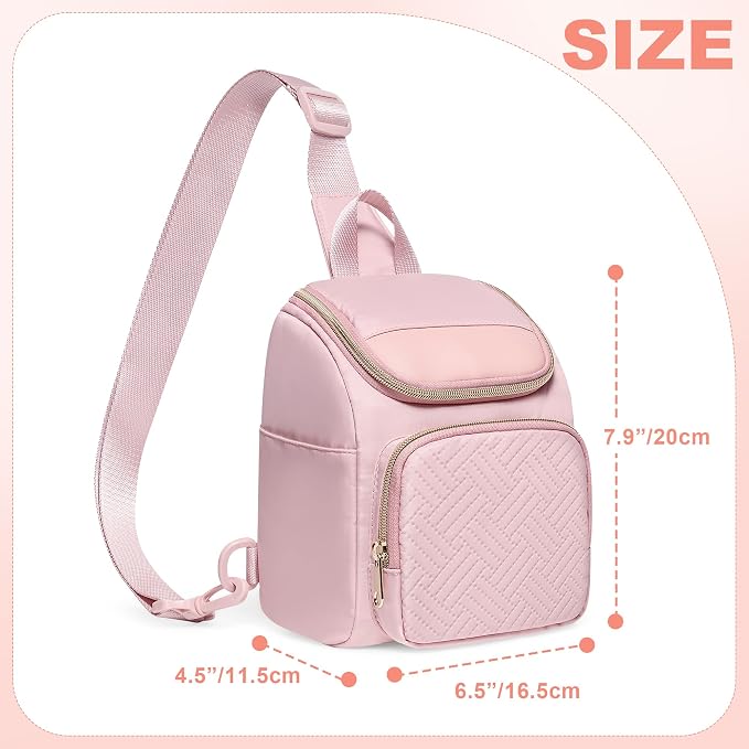 Camera Sling Bag Compatible with Polaroid Now, Flip, Now+, Go Gen2 | Crossbody Camera Case with Adjustable Strap, Multiple Pockets for Instant Film Camera Bag, Protective Carrying Bag - Image 6