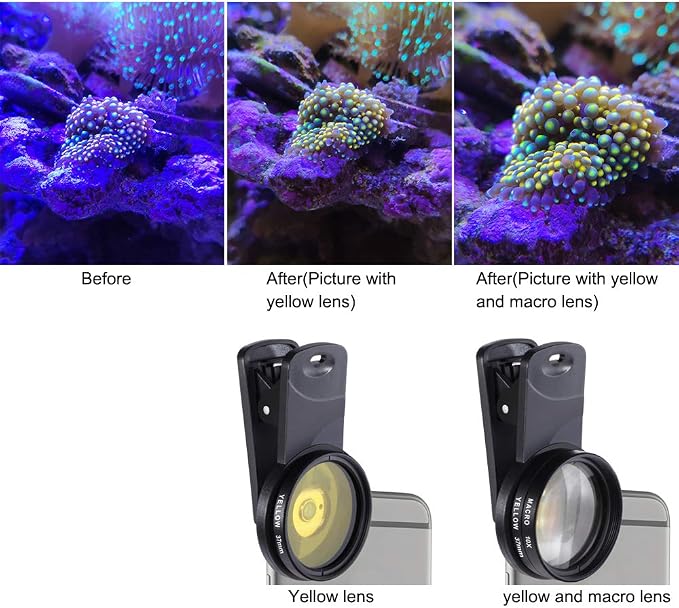 Aquarium Choice Coral Lens Filter Kits for Phone - Image 6