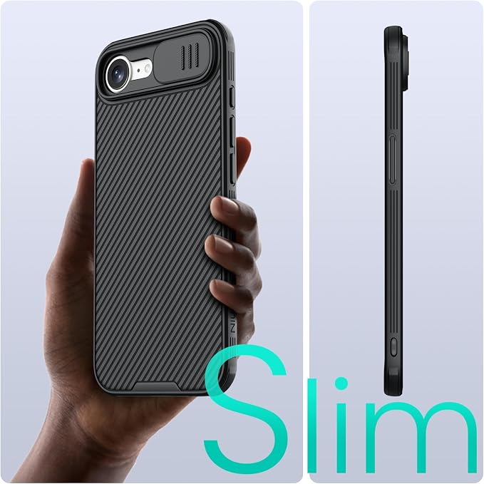 Nillkin Magnetic for iPhone 17E/16E Case MagSafe, Upgraded Slide Camera Cover, Compatible with MagSafe, [Shockproof Protective] Slim Case for iPhone 17E(2026)/16E(2025) 6.1 inch, Black ﻿ - Image 6