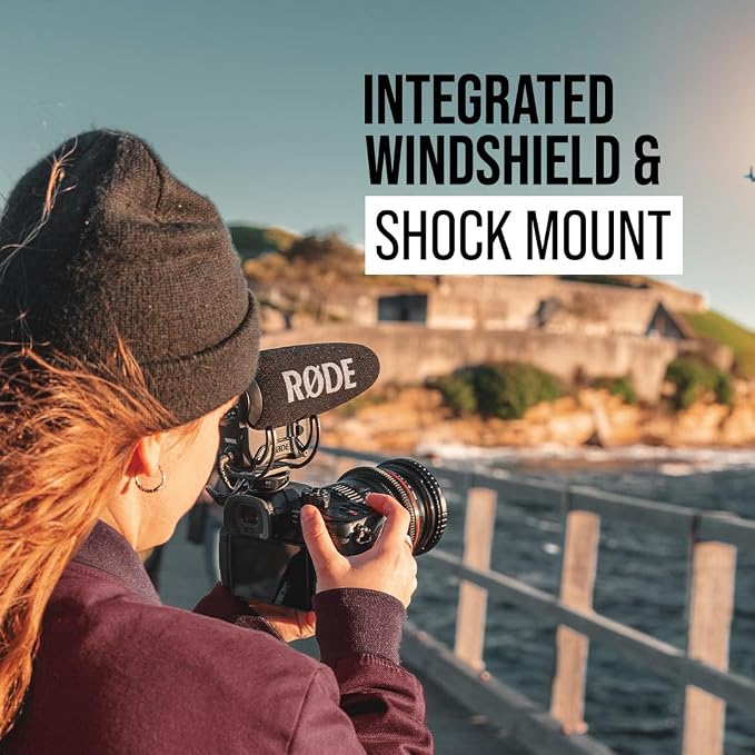 RØDE VideoMic Pro+ Premium On-camera Shotgun Microphone with High-pass Filter, High-frequency Boost, Pad, Safety Channel for Filmmaking, Content Creation and Location Recording | High-pass Filter, High-frequency Boost, Pad, Safety Channel for Filmmakin... - Image 7