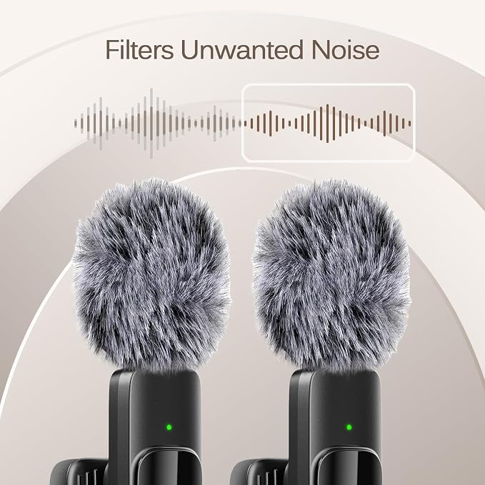 Labstandard Professional Wireless Lavalier Lapel Microphone for iPhone, iPad, mini Video Recording Mic forInterview Video Podcast Vlog YouTube&Livestream, Noise Reduction, Plug &Play - Image 5