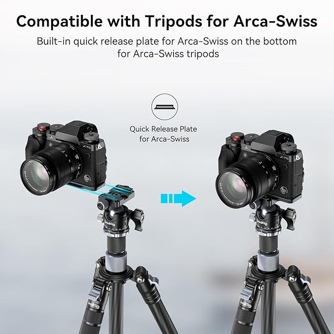 SMALLRIG Handgrip L-Shape Grip for FUJIFILM X-T5 with Shutter Button, Black | Built-in Quick Release Plate for Arca, 1/4"-20 holes, ergonomic silicone grip - Image 4