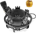 SUNMON AT2020 Shock Mount, Shock Mount Stand Reduces Vibration Noise for Audio Technica AT2020 AT2035 AT4040 AT2020USB ATR2500x Condenser Micphone by sunmon