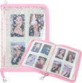 A5 Photocard Binder, K-Pop Korean Pop Photocard Holder Binder Book, 200 Pockets Instax Photo Album for Polaroid Snap Kpop Photocard Holder Book/​Fujifilm Instax Mini photocard album(Pink) by BUYNOW