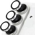 SiHPuoy 2Set Camera Lens Protector for Samsung Galaxy S26/S26 Plus, Silver | 9H+ Tempered Glass, Military Grade Shatterproof,Anti-Scratch, Case Friendly,HD Metal Camera Cover,Does not Affect Night Shots by SiHPuoy