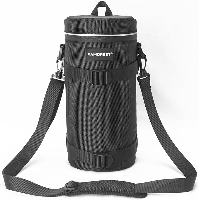 Camera Lens Case Lens Bag Compatible (5.51" x 14.56"(Nylon, Black)) - Image 4