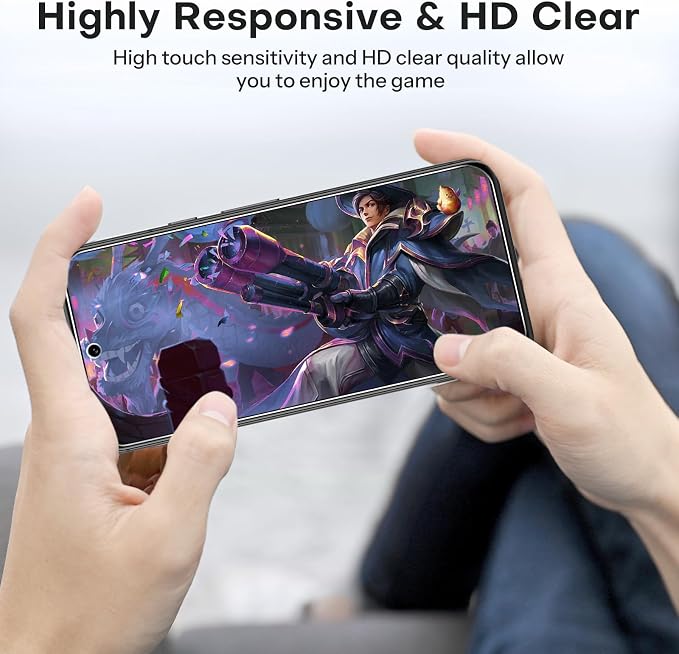 OMOTON 3+2 Pack for Google Pixel 8a Screen Protector 6.1 inch | 3 Pack Tempered Glass Screen Protector & 2 Pack Camera Lens Protector with Alignment Framework, Case Friendly - Image 7