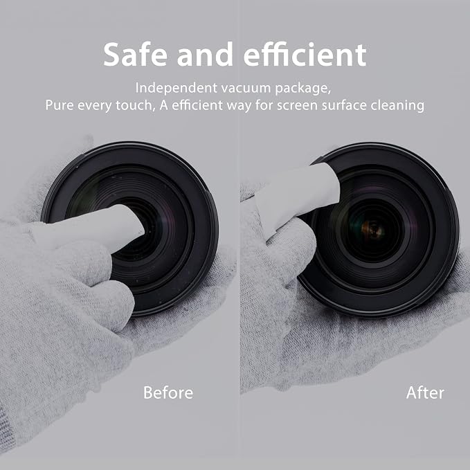 VSGO 7-in-1 Camera Lens and Sensor Cleaning Kit | Lens Cleaning Pen, Air Blower, APS-C & Full Frame Sensor Cleaning Swabs, Microfiber Cleaning Cloth Included, VS-A7E - Image 6