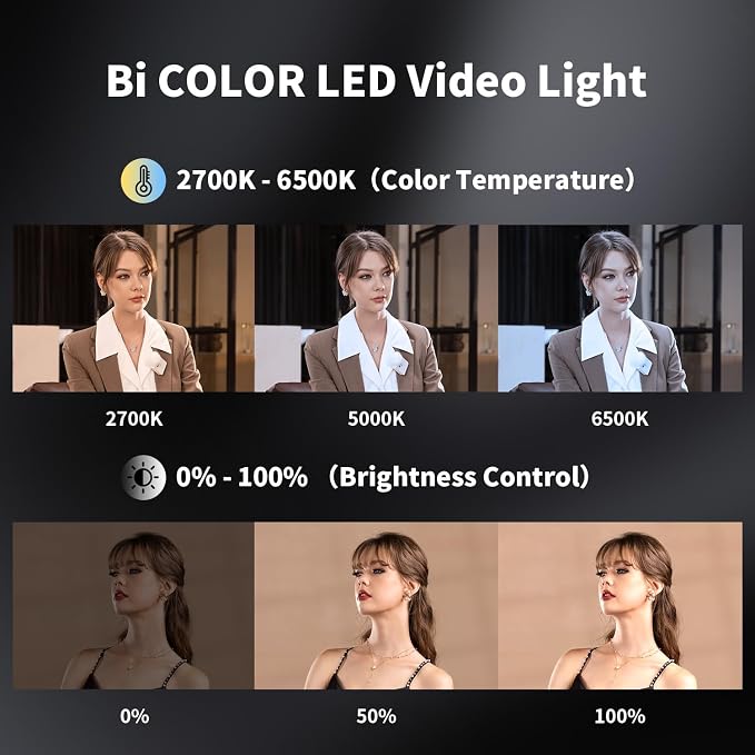 ZHIYUN CINEPEER CX100 100W LED Video Light Portable Photography COB Light | Bi-Color COB Continuous Output Lighting 2700K-6500K for Filmmaking/Live Streaming/Videography/Studio Light for TK YouTube - Image 4