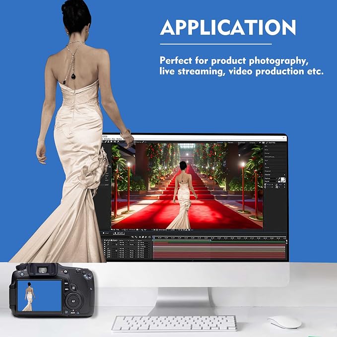 Royal Blue Photography Backdrop for Photoshoot, Fabric 10x10ft | Versatile Studio Photo Backgrounds, Non Reflective, Easy to Use, for Portraits, Product, Party, Video Creation - Image 3