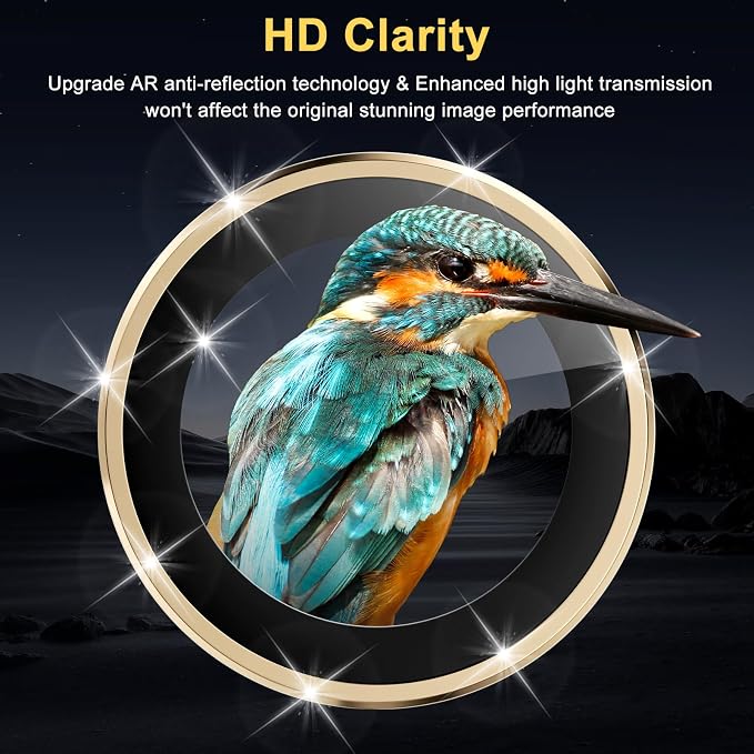 Camera Lens Protector for Samsung Galaxy S26 Ultra, Gold | Tempered Glass, Auto-align Tray, Easy Installation, Case Friendly, Anti-Scratch, HD Clear, Ultra Slim - Image 3