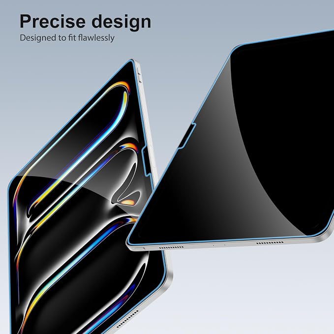 SPARIN 2+2 Pack Screen Protector for iPad Pro 13 Inch M5/M4 [2025/2024] | Camera Lens Protector+Tempered Glass with Alignment Frame for ipad pro 13 8th/7th Gen, Case Friendly/Apple Pencil Pro support - Image 7