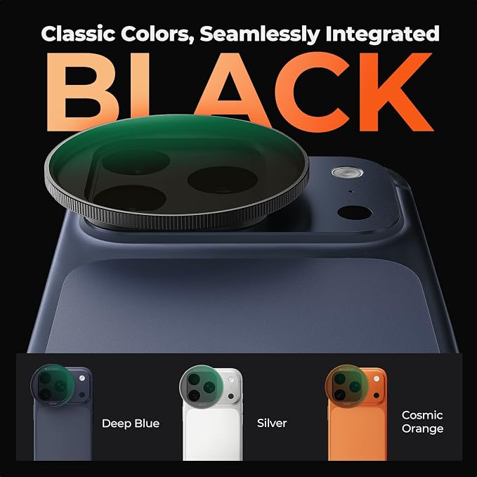 K&F CONCEPT Snap-On ND2-32 Filter Compatible with iPhone 17 Pro & Pro Max | 11.2g Ultra-Lightweight Variable ND Lens Filter with Snap-on Deco Mount, AGC Glass 28-Layer Coating, FA301 - Image 6