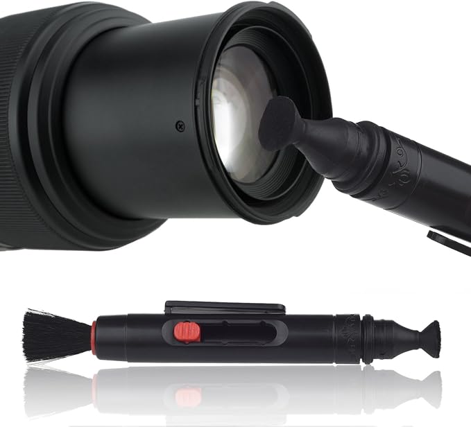 Camkix Camera Lens Cleaning Kit - Air Blower, 2in1 Lens Cleaning Pen, Cleaning Brush, Spray Bottle w/Cleaning Solution, Lens Cleaning Paper Tissue (50 Sheets), Microfiber Cleaning Cloths- for Lenses - Image 2