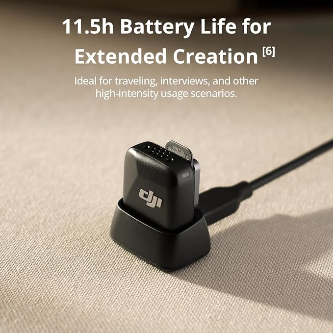 DJI Mic Mini (1 TX + 1 Mobile RX), Wireless Microphone for Smartphone | iPhone 17/16/15 & Android, USB-C Plug and Play, Compact & Lightweight, Cross-Gen Pairing, Noise Canceling - Image 4