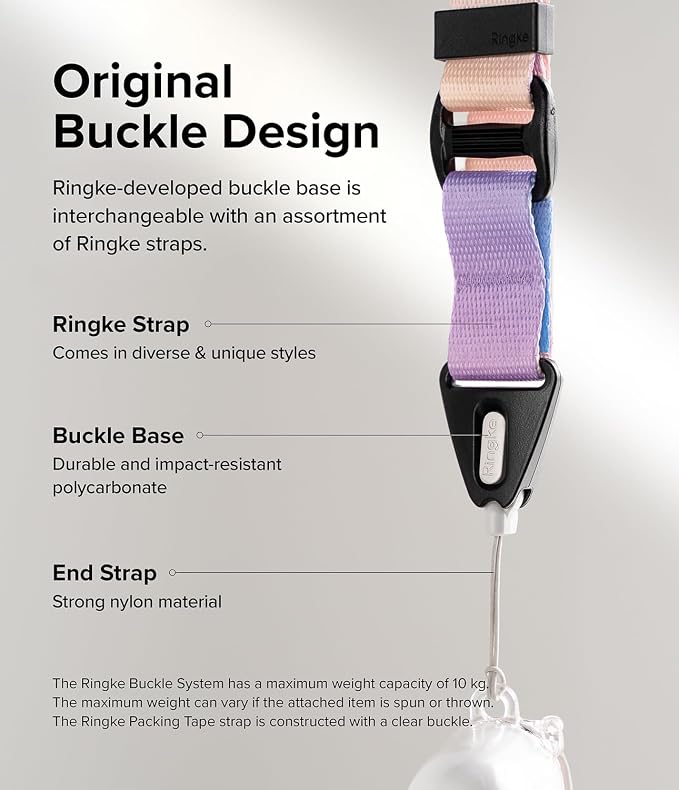 Ringke Phone Lanyard [Lanyard Strap Aurora] for Camera | Travel Essentials, One-Touch Buckle, Premium Material Phone & Camera Accessories, Adjustable Sturdy Universal Neck Strap - Image 7