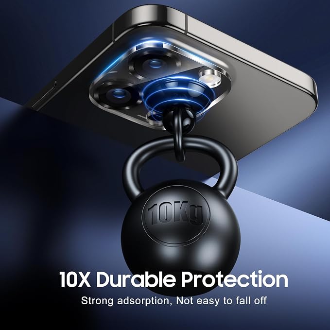 UniqueMe for 3 Pack iPhone 15 Pro/15 Pro Max Camera Lens Protector-Grey | Drop Protection, Case Friendly, 9H Tempered Glass, Camera Cover Screen, 2023 New Version - Image 2