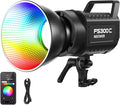 NEEWER FS300C 300W RGB LED Video Light with App/2.4G Control | 17 Effects, 2500K-7500K, 29000Lux/1m COB Continuous Output Lighting, CRI95+/TLCI97+, Bowens Mount Spotlight for Studio Shoots by Neewer