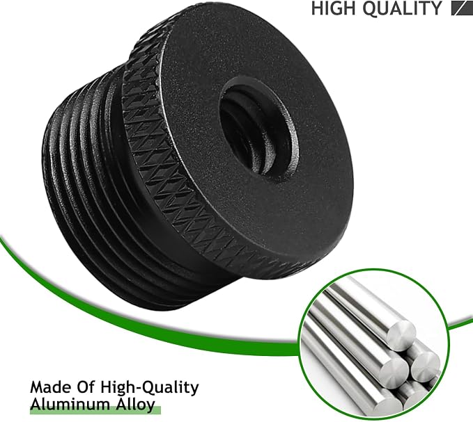4 Pack Mic Stand Adapter 1/4 Female to 5/8 Male Screw Adapter Thread Tripod Screw Adapter for Microphone Stand Mount to Camera Tripod - Image 4