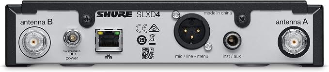 Shure SLXD124/85 Combo Wireless Handheld and Lavalier Microphone System - G58 Band - Image 5
