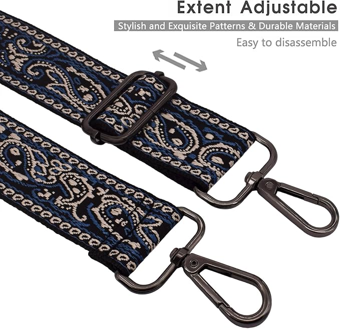 Replacement Purse Strap Shoulder Strap Adjustable Crossbody Strap for Women Crossbody Wide Shoulder Bag - Image 4