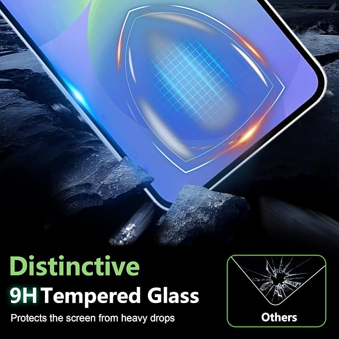 for Samsung Galaxy A36/A56 5G Screen Protector,9H Hardness Anti-Scratch Tempered Glass flim, Case Friendly, Anti-Fingerprint,Anti-Scratch (3 PACK) - Image 6