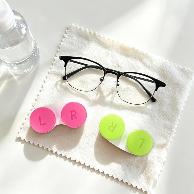 Aoutrow 24 Pack Contact Lens Case Box, Colorful Bulk Box Holder Container, Contact Lens Case Set,Portable, Travel-Friendly - Image 5