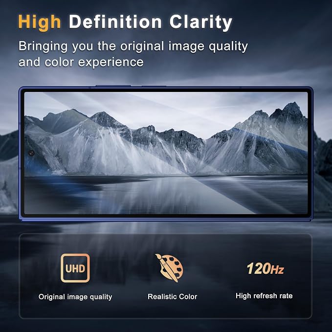 9 Pack for Samsung Galaxy Z Fold 7 Screen Protector, 3 Pac Inside Soft Film + 3 Pcs Front Tempered Glass + 3 Pcs Camera Protectors, Bubble-Free, HD Screen Protector for Galaxy Z Fold 7 5G - Image 7