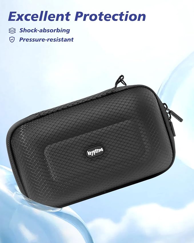 Krypthos Digital Camera Case for Kodak Pixpro FZ55 with SD Storage (Black) | Compatible with Kodak Pixpro FZ45, Canon G7X Mark III，CAMKORY DC403, Travel Small Cameras, Protective, Durable, Easy to Carry - Image 8