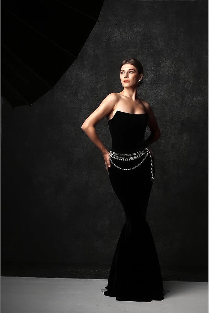 UrcTepics 8×10 ft Dark Grey Fabric Photo Backdrops, Classic Abstract Texture Backdrop for Headshots and Portraits, Vintage Photography Background for Studio and Events. - Image 2