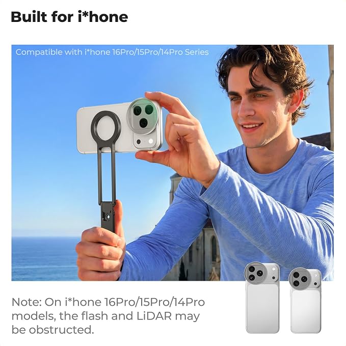 K&F CONCEPT Snap-On CPL Filter Compatible with iPhone 17 Pro Max/17 Pro | 9.5g Ultra-Lightweight Polarizing Filter with Snap-on Deco Mount, AGC Glass 28-Layer Coating Anti-Reflection, FA301 - Image 8