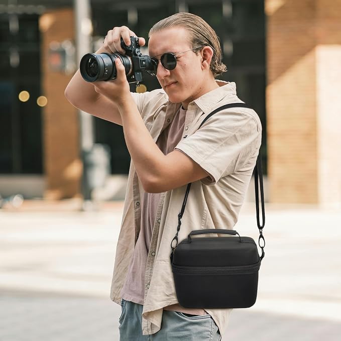 GWCASE Compact Hard Case for Canon R100 R50, RF-S18-45mm & 55-210mm Kit, S | Exclusively for Canon EOS R100 & R50 Mirrorless; Fits Body + RF-S18-45mm or RF-S55-210mm Lens; Not for Video Cameras,Box Only - Image 6