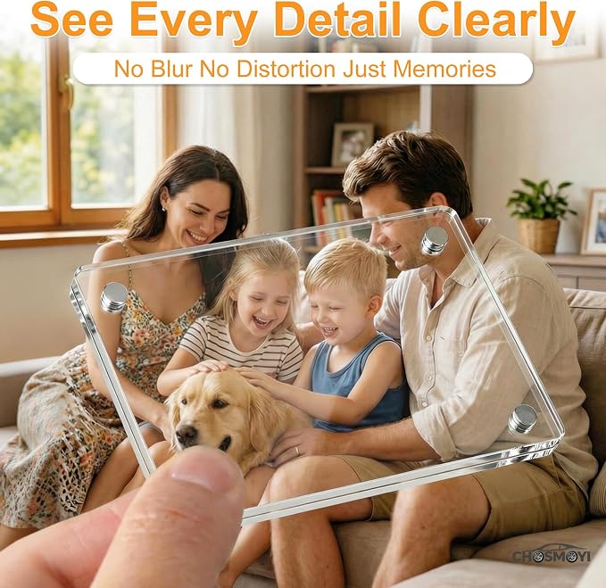 4 Pack Magnetic Car Picture Holder for Sun Visor, Photo Frame with Clips | Car Visor Magnetic Clips for 3 Inch Photos, Cute Car Decor Accessories, Personalized Gifts for Boyfriends and Loved Ones - Image 7
