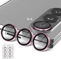 (2 Sets) Orzero Camera Lens Protector for Samsung Galaxy Z TirFold/Fold 7, [EZ Install] [Case-Friendly] 9H Tempered Glass Alloy Metal Ring Lens Cover, Military-Grade Shockproof, HD Clarity Anti-Glare (Pink) by JumpIntoOrzeroLet%E2%80%99sExploreLikeNeverBefore