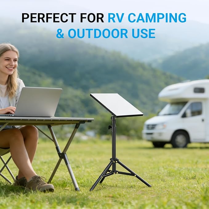 Starlink Mini Tripod Mount with Adapter - Height Adjustable & 360° Tilt, Compatible with Starlink Mini Terminal, Portable Sturdy Stand for RV Camping & Outdoor Use - Image 7