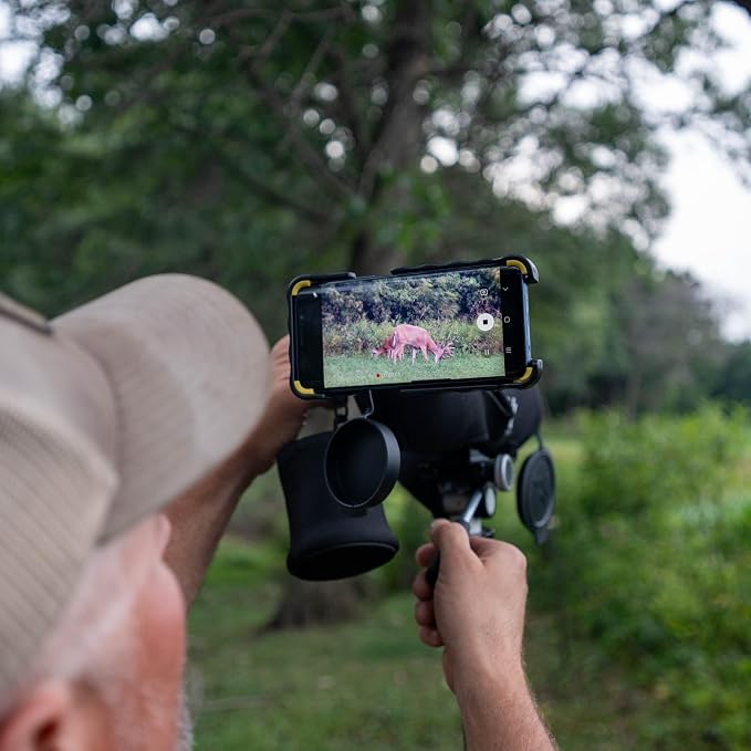 Phone Skope Complete Digiscoping Kit: Ideal Scope Camera for Hunting/Birding/Stargazing - Phone Scope Adapter Kit Includes Phone Scope Mount Case, Eyepiece Adapter, Lens Cloth - Fits Most Smartphones - Image 5