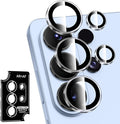 for Samsung Galaxy S26 Ultra Camera Lens Protector, Individual Metal Ring Tempered Glass Lens Cover, [Strong Adsorption] Scratch Resistant Ultra-Thin HD Clear Lens Cover, 1 Set-Clear Ring by Btscase