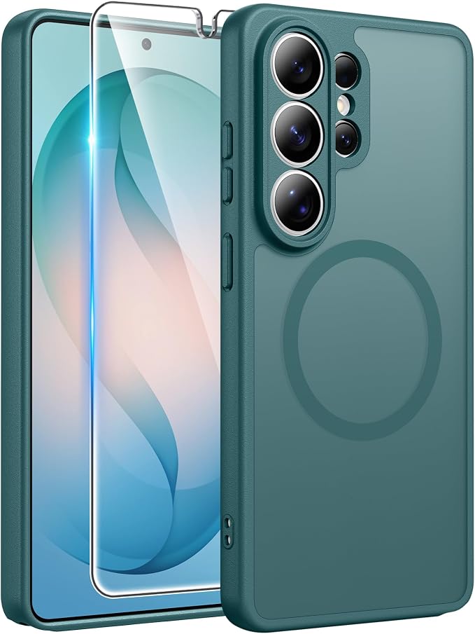 FNTCASE for Samsung Galaxy S26 Ultra Case, Compatible with Magsafe | Screen Protector, Full Camera Protection, Translucent Matte, 14FT Military Grade Drop Proof, Protective Phone Cover by FNTCASE