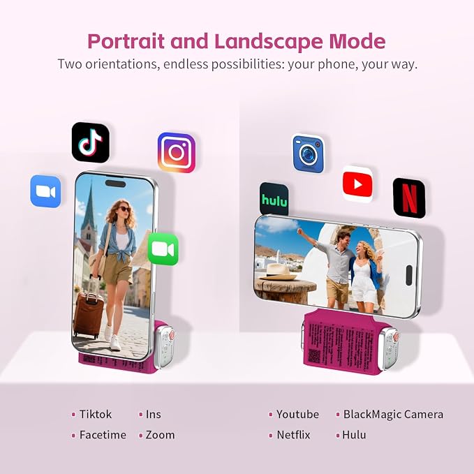 COMITOK MOCA iPhone 17 Pro Camera Grip No Need App for iOS26, Compatible iOS17 and iOS18, Fun Shot Magnetic Grip for Phone Native Camera with Anti-Drop Detachable Remote and Convenient Keychain Hook - Image 9