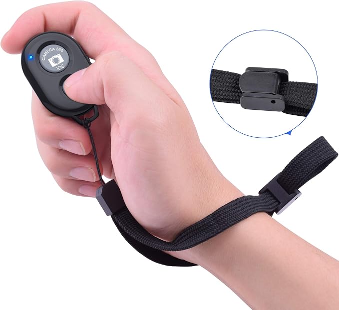 Wireless Camera Remote Shutter for Smartphones (2 Pack), zttopo Wireless Phone Camera Remote Control Compatible with iPhone/Android Cell Phone - Create Amazing Photos and Selfies, Wrist Strap Included - Image 6