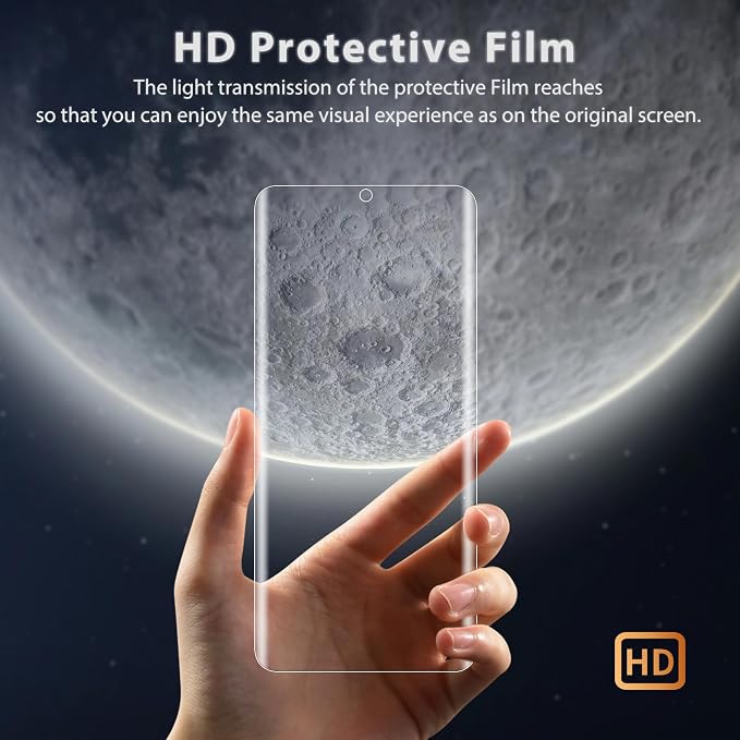 2 Pack for OnePlus 13 Screen Protector[No Glass] | 2 Pack Camera Lens Protector with Installation Frame,Support Fingerprint Unlock, Touch Sensitive, Anti-Scratch, Case Friendly - Image 6