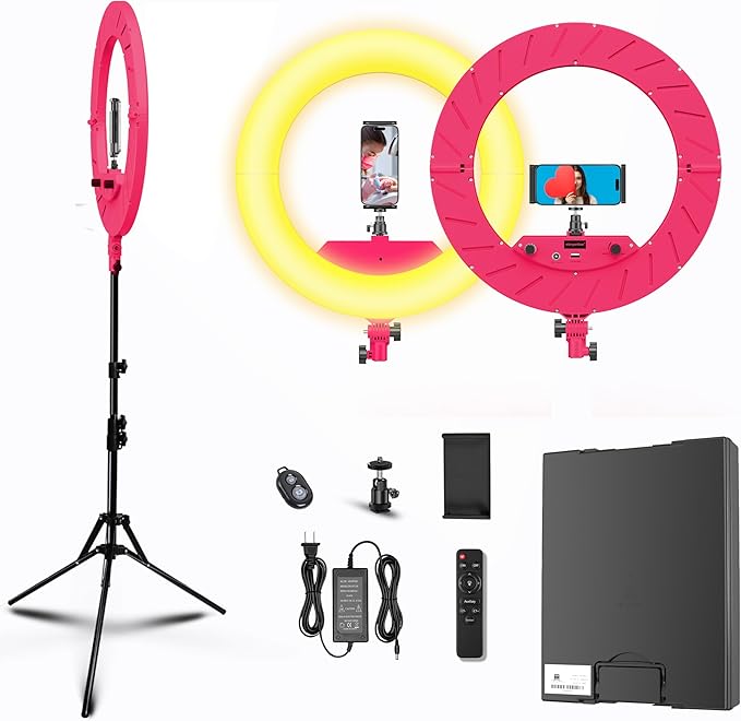 18 inch Ring Light Kit (RED) by xianyanbao