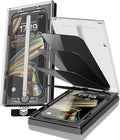 EZ-GLAZ-4 Pack for iPhone 17 Privacy Screen Protector (6.3") | 26° Privacy Protection, 12FT Military Grade Shatterproof, 9H+ Tempered Glass Film with Flawless Fit Box, Scratch Resistant by EZ-GLAZ